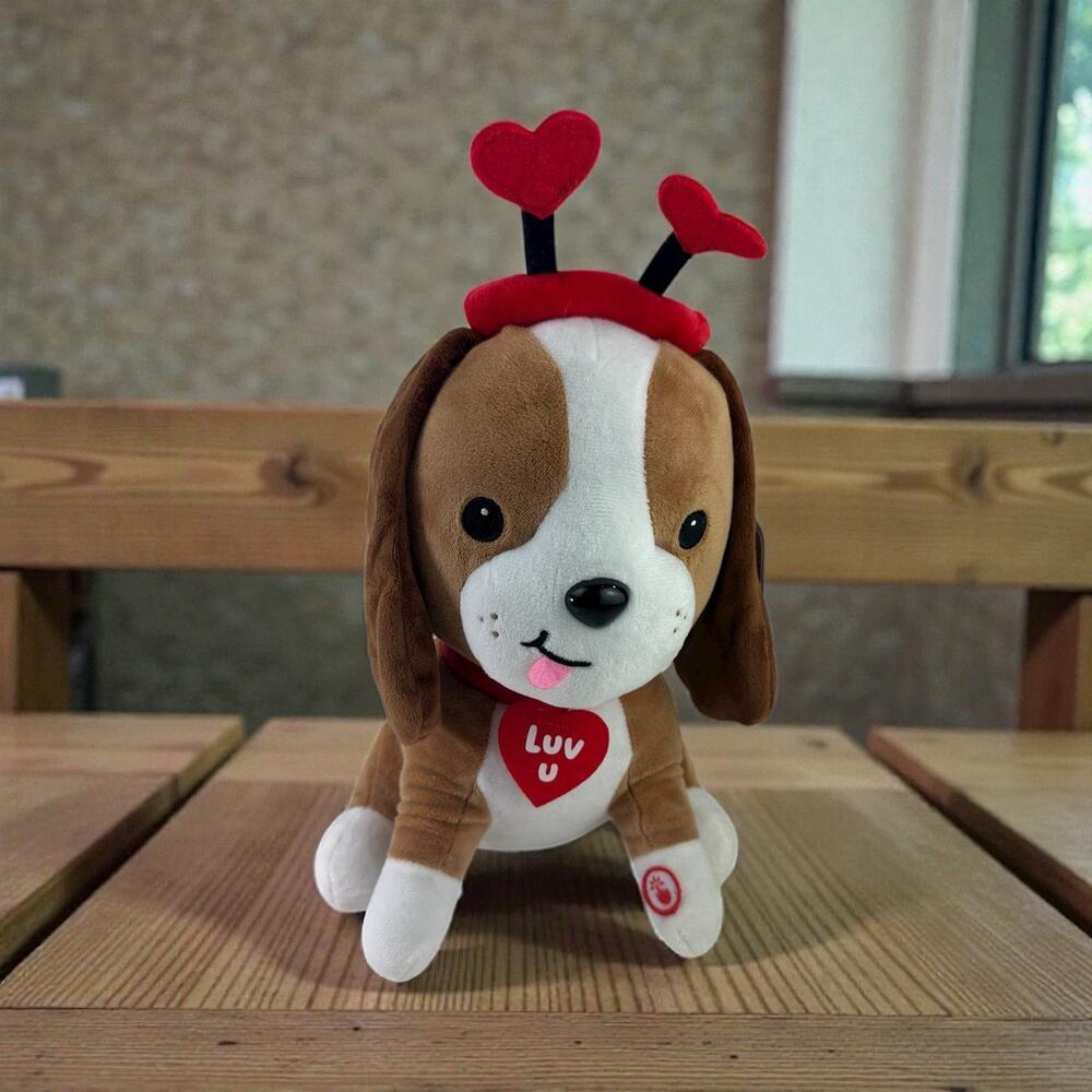 Hallmark Singing Puppy Dog I Like Big Hugs 2 Baby Got Back Plush 12" Musical EUC - Picture 1 of 11
